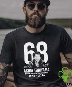 Akira Toriyama 68 Thank You for the memories 1955 2024 Signature Shirt