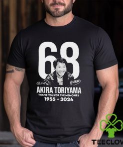 Akira Toriyama 68 Thank You for the memories 1955 2024 Signature Shirt