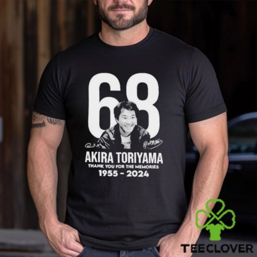 Akira Toriyama 68 Thank You for the memories 1955 2024 Signature Shirt