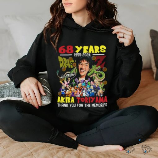 Akira Toriyama 68 Years 1955 2024 Thank You For The Memories Shirt