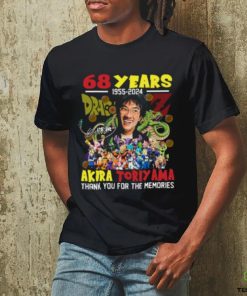 Akira Toriyama 68 Years 1955 2024 Thank You For The Memories Shirt