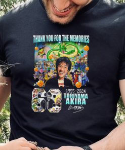 Akira Toriyama Thank You For The Memories Signature Shirt