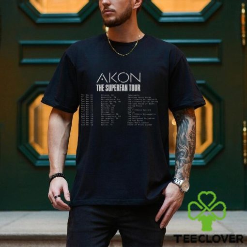 Akon Fall 2023 The Superfan Tour Merch, The Superfan Tour Akon 2023 Shirt, Akon 2023 North American Tour Dates T Shirt