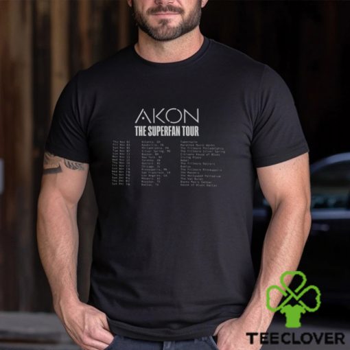 Akon Fall 2023 The Superfan Tour Merch, The Superfan Tour Akon 2023 Shirt, Akon 2023 North American Tour Dates T Shirt