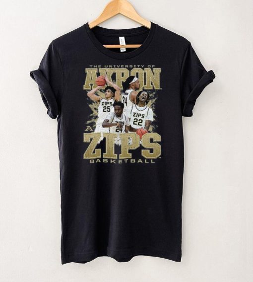 Akron NCAA Men’s Basketball Official 2023 2024 Post Season T Shirt