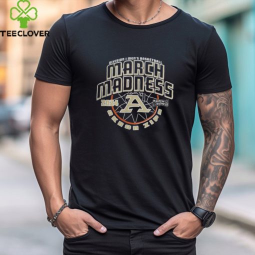 Akron Zips Navy Blue 2024 Ncaa March Madness Bound Short Sleeve T Shirt