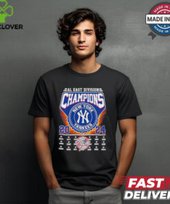 Al East Division Champions New York Yankees 2024 Shirt