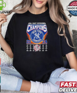 Al East Division Champions New York Yankees 2024 Shirt
