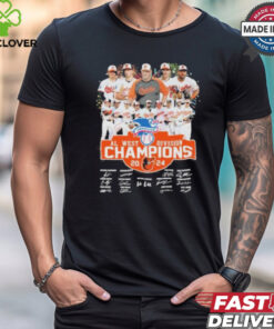 Al West Division America Logo Champions Orioles Teams Play Signature 2024 Shirt