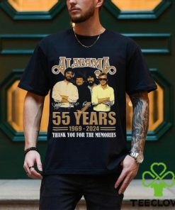 Alabama 55 Years 1969 – 2024 Thank You For The Memories T Shirt