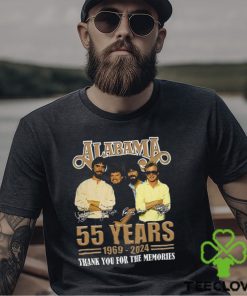 Alabama 55 Years 1969 – 2024 Thank You For The Memories T Shirt