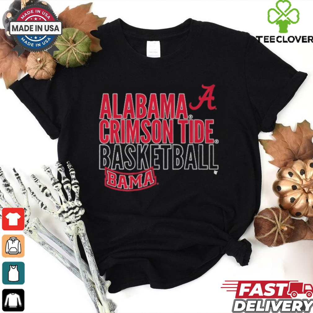Alabama Basketball Text Logo Overlay Shirt Alabama Basketball Text Logo Overlay Shirt