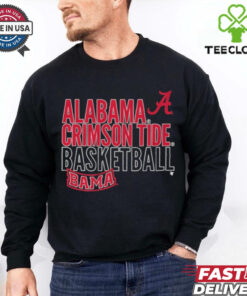 Alabama Basketball Text Logo Overlay Shirt