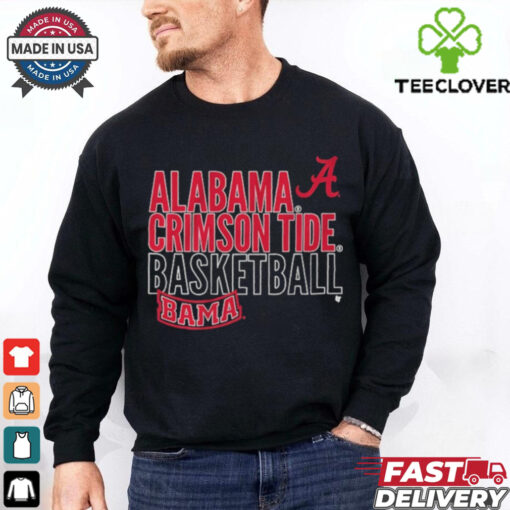 Alabama Basketball Text Logo Overlay Shirt