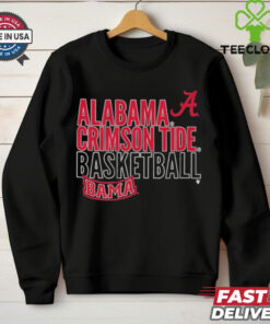 Alabama Basketball Text Logo Overlay Shirt
