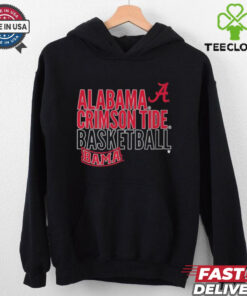 Alabama Basketball Text Logo Overlay Shirt