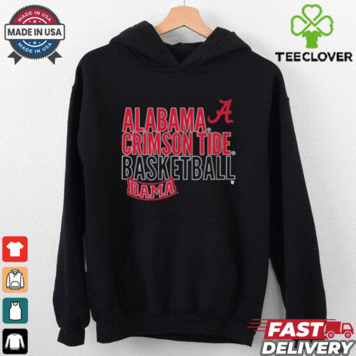 Alabama Basketball Text Logo Overlay Shirt