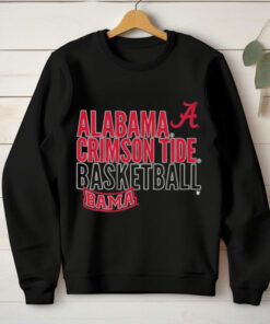 Alabama Basketball Text Logo Overlay t Shirt