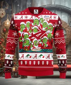 Alabama Crimson Tide 12 Grinch Xmas Day Christmas Ugly Sweater