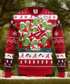 Alabama Crimson Tide 12 Grinch Xmas Day Christmas Ugly Sweater