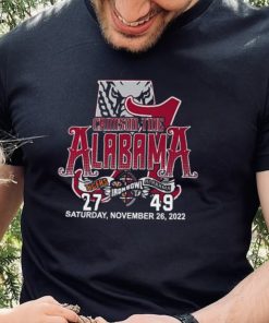 Alabama Crimson Tide 2022 Iron Bowl Champions 49 27 Shirt