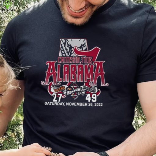 Alabama Crimson Tide 2022 Iron Bowl Champions 49 27 Shirt