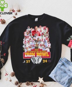 Alabama Crimson Tide 2023 88th Battle for the State Iron Bowl Alabama 27 24 Auburn hoodie, sweater, longsleeve, shirt v-neck, t-shirt