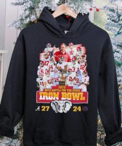 Alabama Crimson Tide 2023 88th Battle for the State Iron Bowl Alabama 27 24 Auburn hoodie, sweater, longsleeve, shirt v-neck, t-shirt