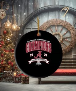 Alabama Crimson Tide 2023 SEC Football Conference Champions Logo Ornament