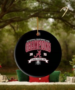 Alabama Crimson Tide 2023 SEC Football Conference Champions Logo Ornament 1 Alabama Crimson Tide 2023 SEC Football Conference Champions Logo Ornament