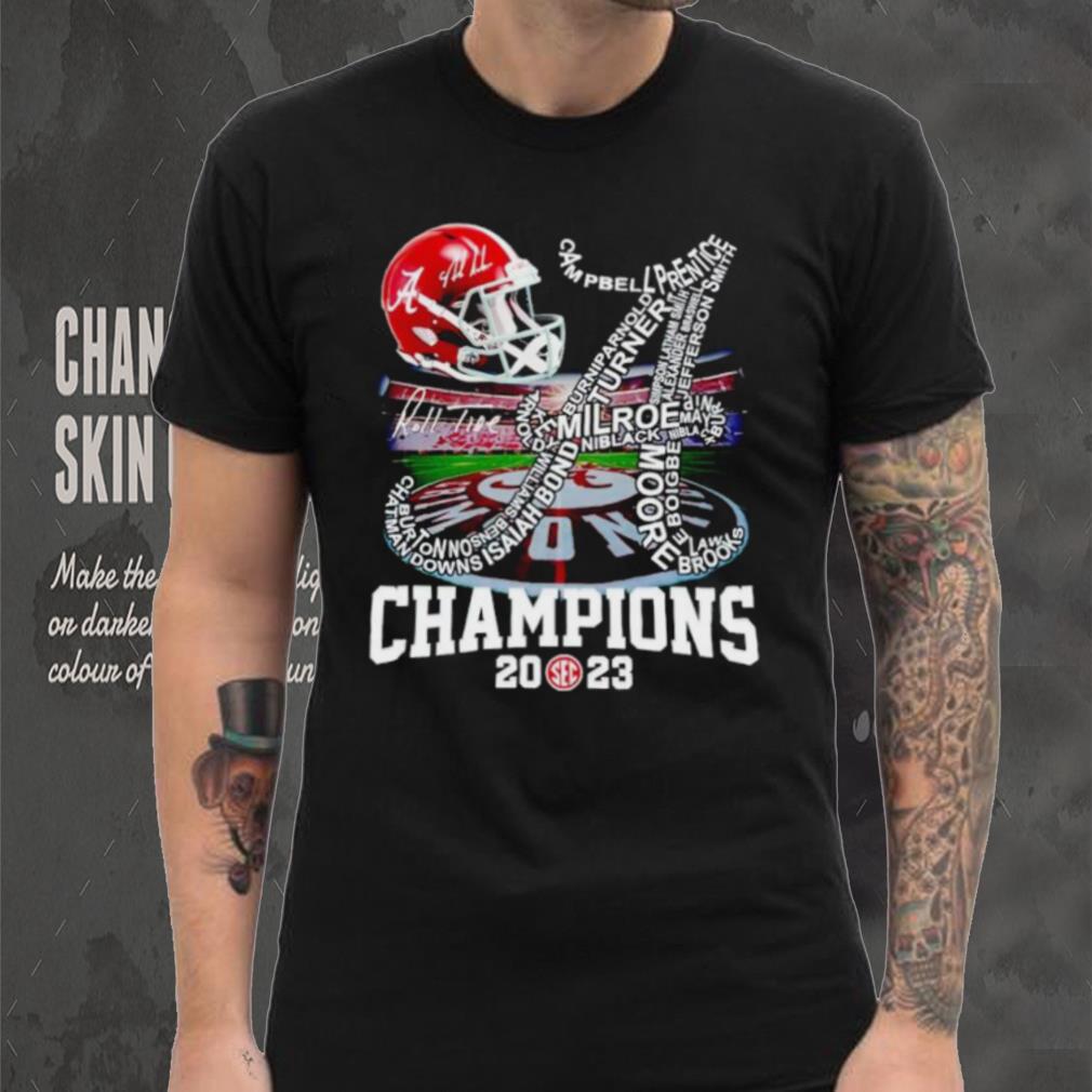 Alabama Crimson Tide 2023 SEC Roll Tide Champions shirt Alabama Crimson Tide 2023 SEC Roll Tide Champions shirt