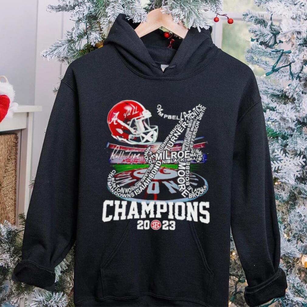 Alabama Crimson Tide 2023 SEC Roll Tide Champions shirt Alabama Crimson Tide 2023 SEC Roll Tide Champions shirt