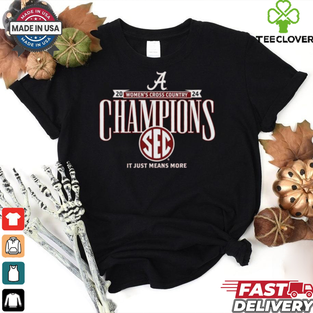 Alabama Crimson Tide 2024 Women’s Cross Country Champions Sec It Just Means More Shirt Alabama Crimson Tide 2024 Women’s Cross Country Champions Sec It Just Means More Shirt