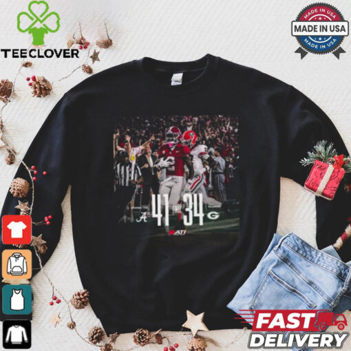 Alabama Crimson Tide 41 34 Georgia Bulldogs Final Score 2024 Shirt