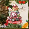 Georgia Bulldogs Snoopy Christmas NCAA Ornament Custom Your Family Name