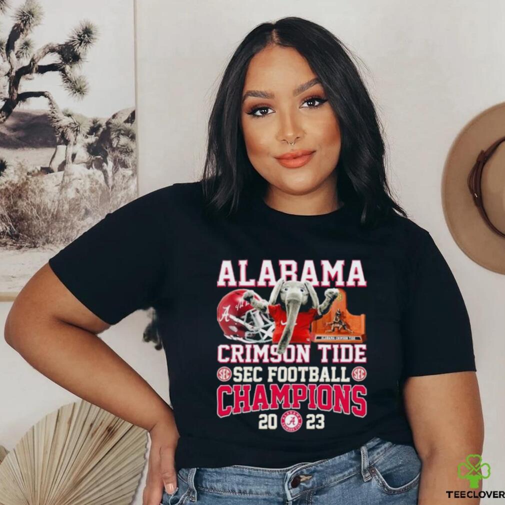 Alabama Crimson Tide Big Al Mascot 2023 SEC Football Champions Shirt