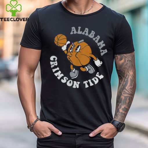 Alabama Crimson Tide Comfort Colors Basketball Logo T Shirt