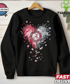 Alabama Crimson Tide Crystal Heart Shirt