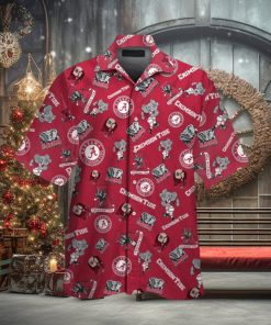 Alabama Crimson Tide Design Hawaiian Shirt Tropical Short Sleeve Elegance