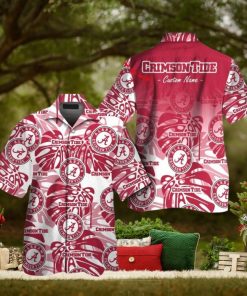 Alabama Crimson Tide Elegance Design Hawaiian Tropical Short Sleeve Shirt 1 Alabama Crimson Tide Elegance Design Hawaiian Tropical Short Sleeve Shirt