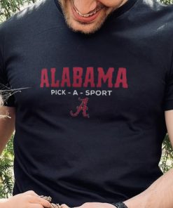 Alabama Crimson Tide Fanatics Branded Personalized Authentic Pick A Sport T Shirt