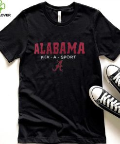 Alabama Crimson Tide Fanatics Branded Personalized Authentic Pick A Sport T Shirt