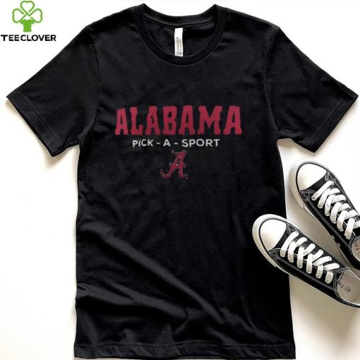 Alabama Crimson Tide Fanatics Branded Personalized Authentic Pick A Sport T Shirt