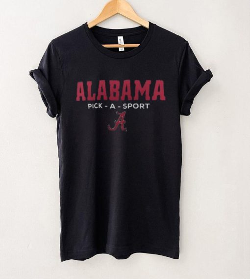 Alabama Crimson Tide Fanatics Branded Personalized Authentic Pick A Sport T Shirt