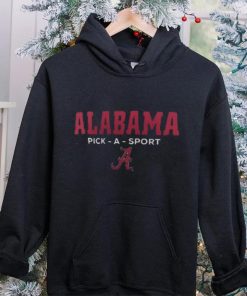 Alabama Crimson Tide Fanatics Branded Personalized Authentic Pick A Sport T Shirt