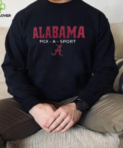 Alabama Crimson Tide Fanatics Branded Personalized Authentic Pick A Sport T Shirt