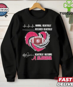 Alabama Crimson Tide Faster Heartbeat When Watching Football Shirt