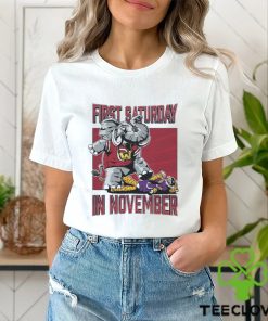 Alabama Crimson Tide First Saturday Elephant In November Shirt