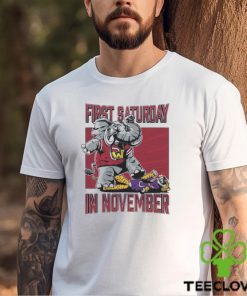 Alabama Crimson Tide First Saturday Elephant In November Shirt