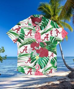 Alabama Crimson Tide Flamingo Hawaiian Shirt